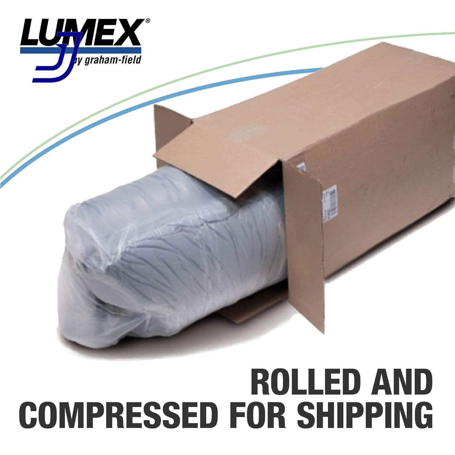 Lumex Select Hospital Bed Mattress Multi Layer Foam Fluid Resistant Cover Twin