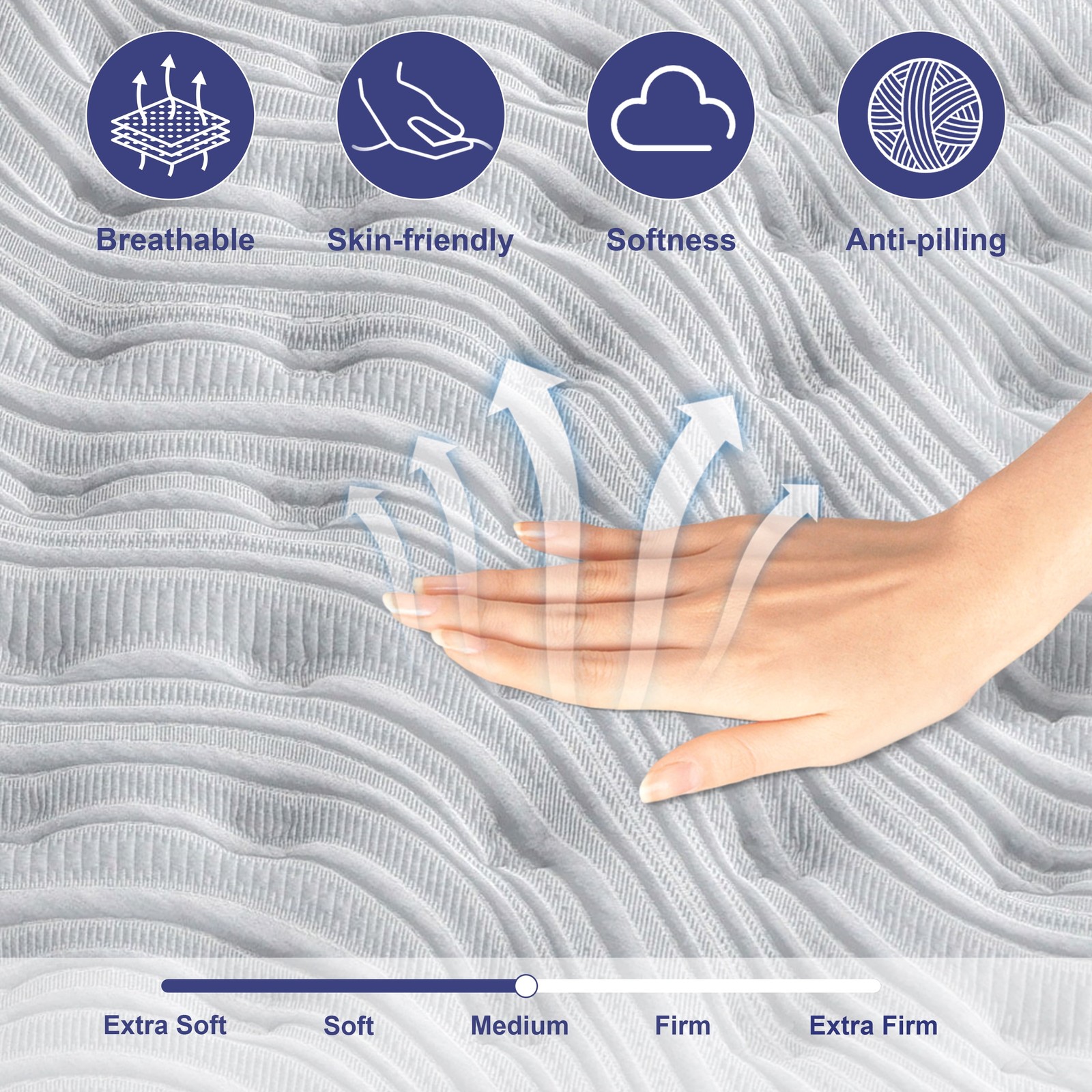 HYBRID MATTRESSES 12 Inch Gel Memory Foam & Pocket Springs Twin/Full/King/Queen