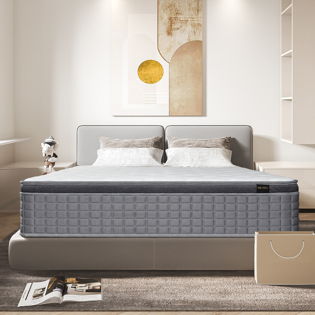 14 Inch Mattress Twin Full Queen King Gel Memory Foam Hybrid Pocket Bed in a Box