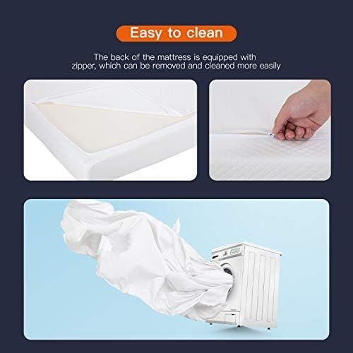 FDW 8in Twin Gel Memory Foam Mattress Medium Firm Cooling Bed in a Box