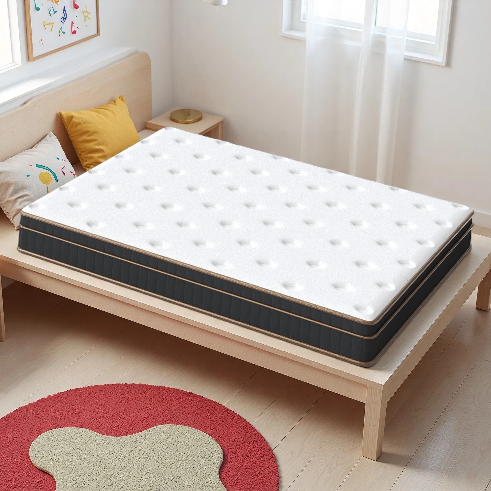 Full Innerspring Mattress 12-Inch – Breathable, Medium Firm For Dorms & Guests
