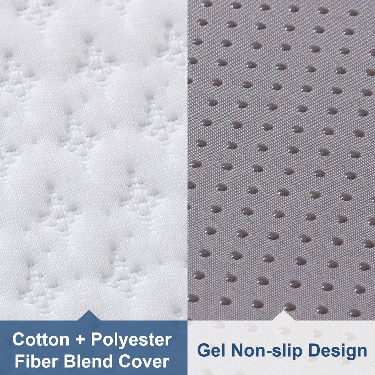 Folding Foam Mattress 4 Inches Foldable Floor Mattresses with Collapsible and Wa