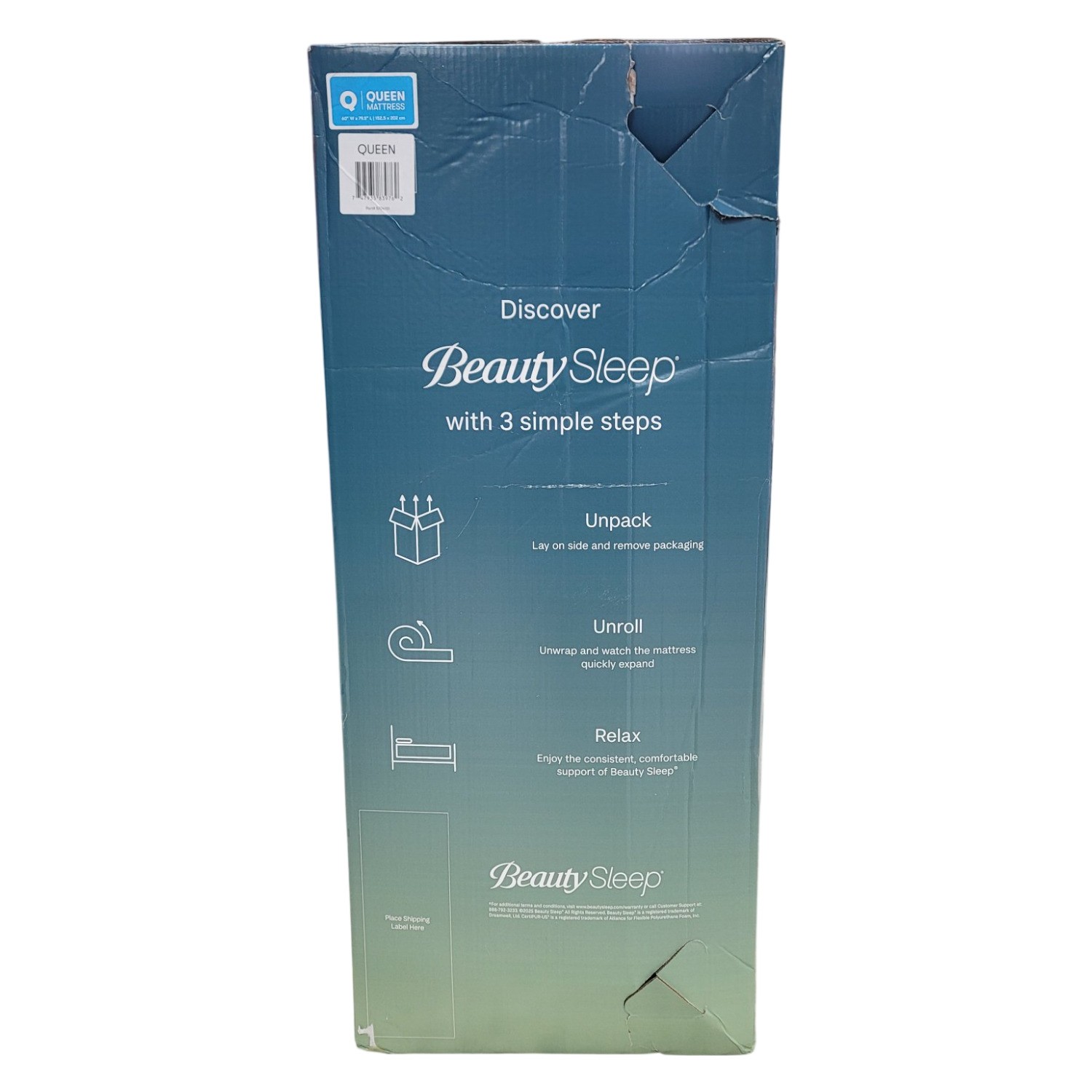 BeautySleep 10″ Medium Firm Queen Hybrid Mattress
