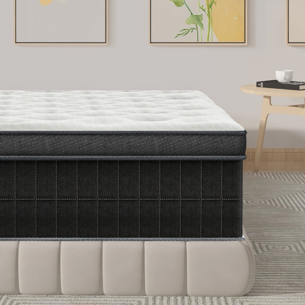 14″/12″ Twin Full Queen King Size Mattress in A Box Innerspring Luxury Foam Bed