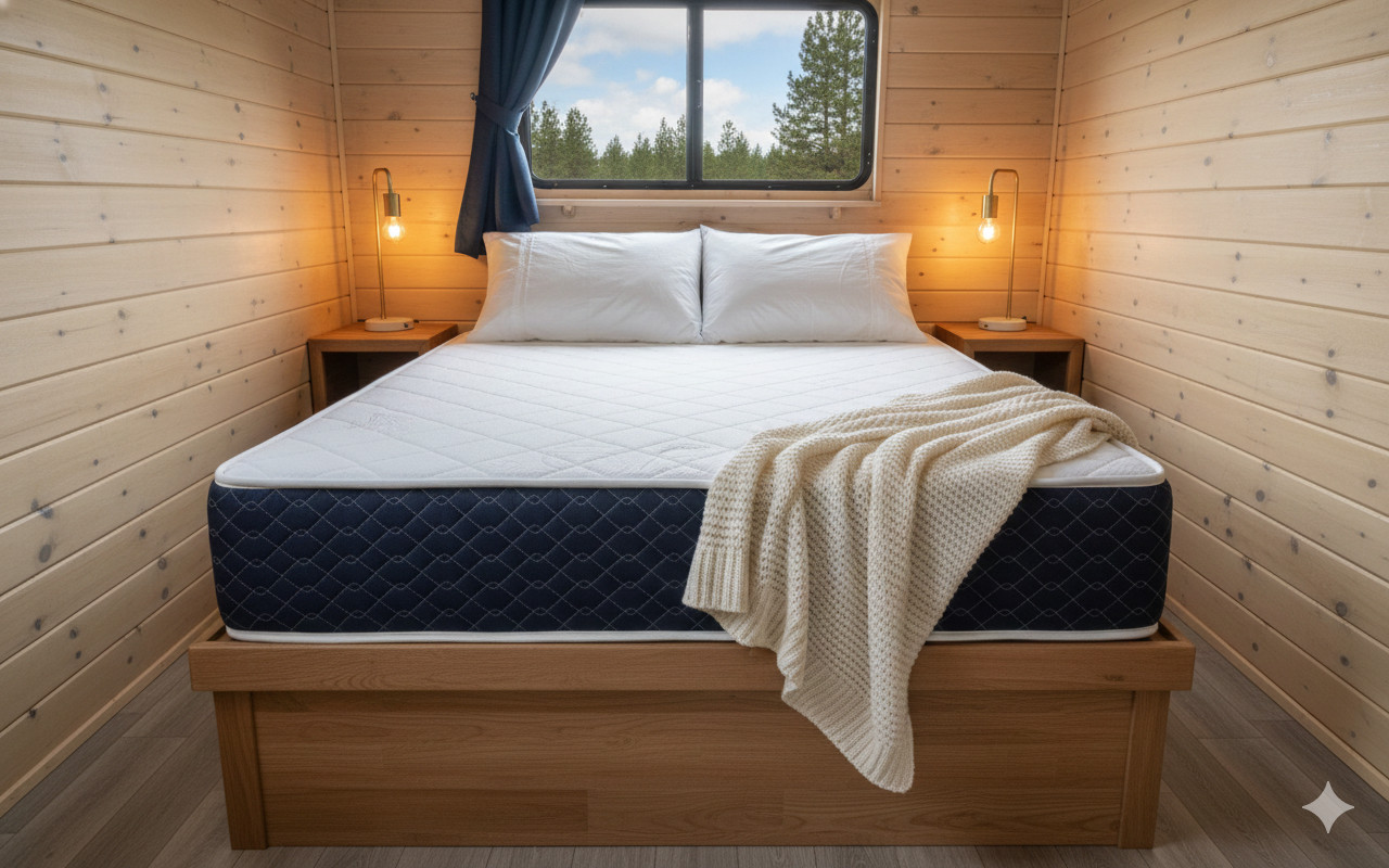 Premium Gel Memory Foam Mattress Bed RV Camper All Sizes Short Queen King Bunk