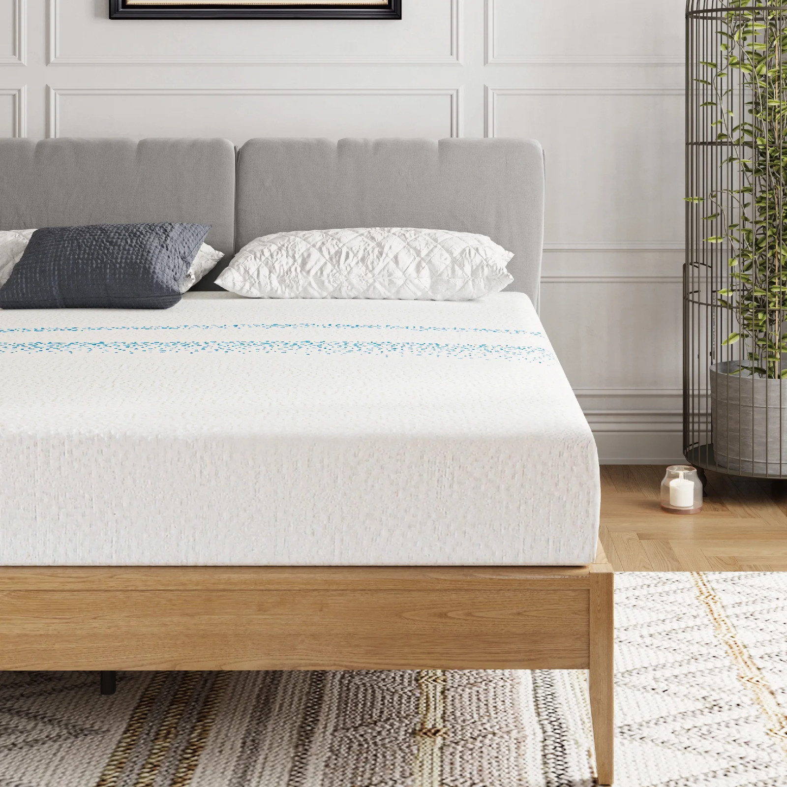 Memory Foam Mattresses Medium Firm Jacquard Cover Twin/Full/Queen