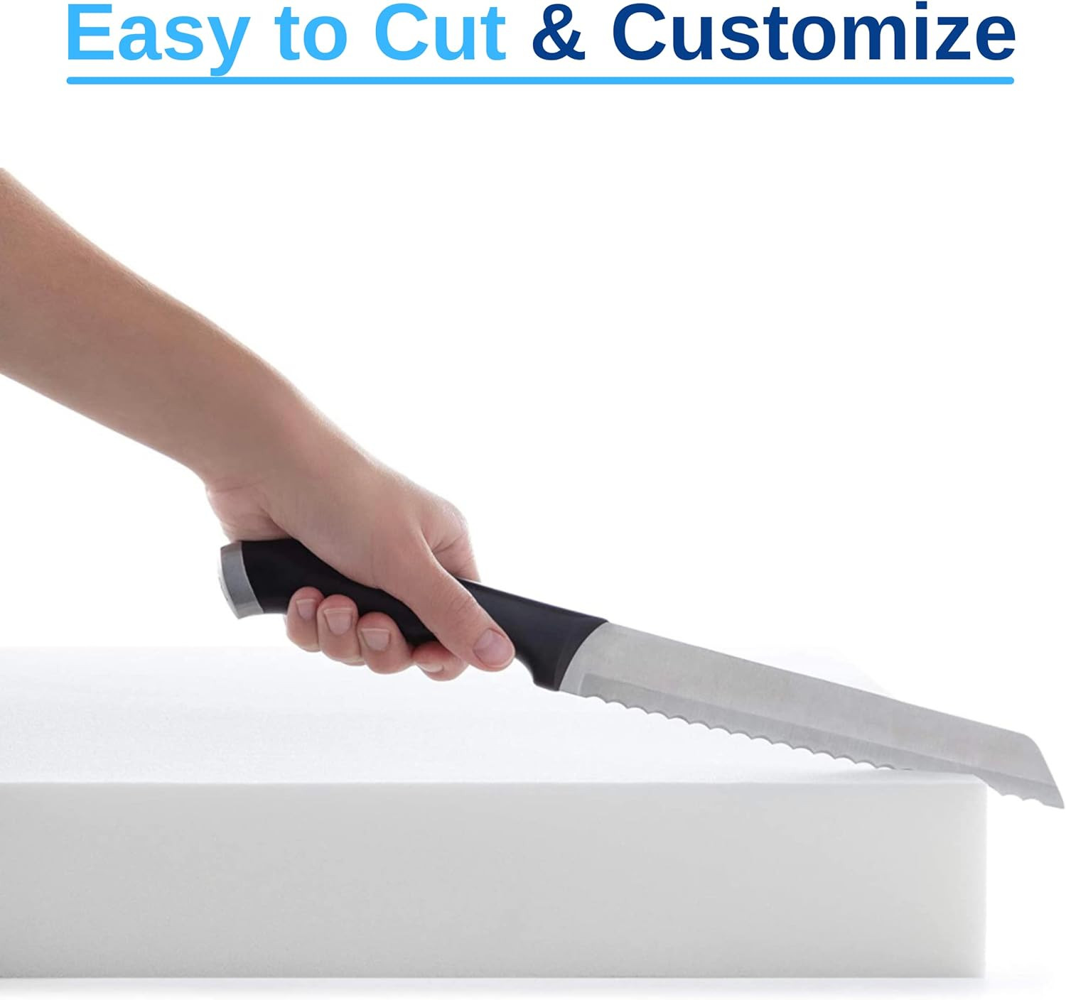 3-Inch Bunk (28″ X 75″) High Density Foam RV Mattress Replacement, Firm, Pressur