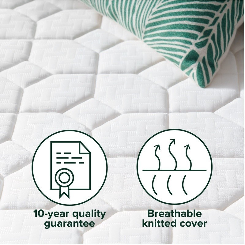 6 Inch Tight Top Innerspring Mattress Firm Support Comfort Foam Twin XL 250lbs