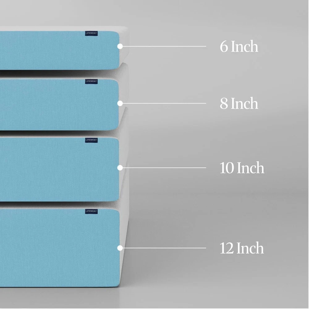 Copper Infused 12″ King Memory Foam Mattress – Medium Firm, 10-Year Warranty