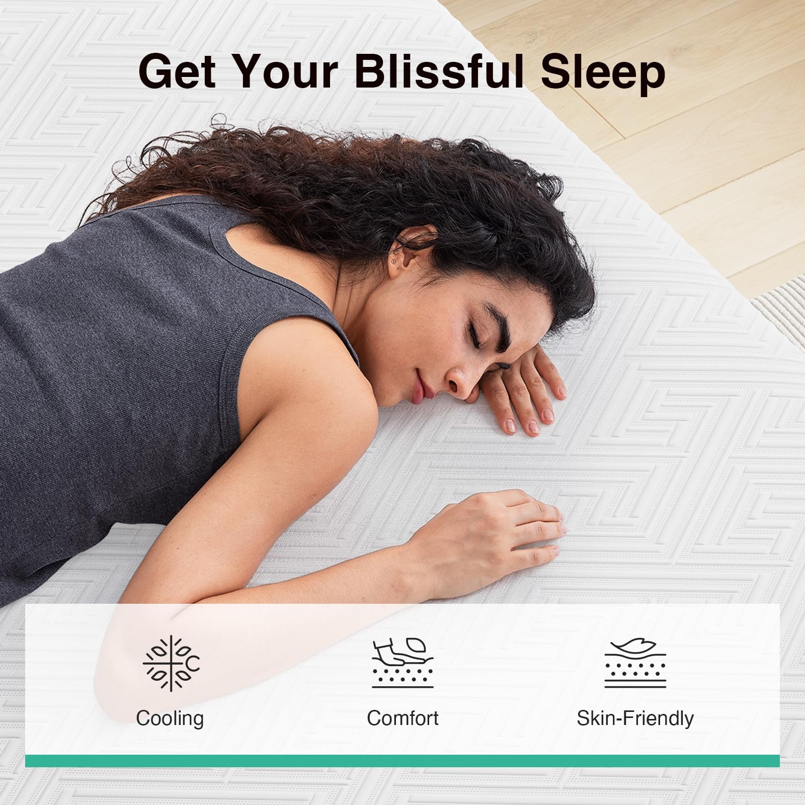 10 Inch Twin Size Memory Foam Mattress in a Box, Back Pain Relief & Body Supp…