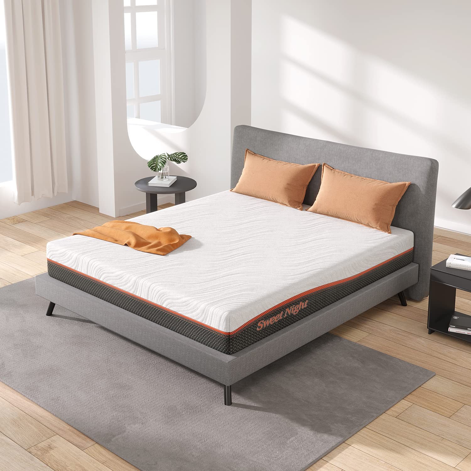 Twin Mattress, 8” Hybrid Mattress with Gel Memory Foam & Pocket Innerspring, …