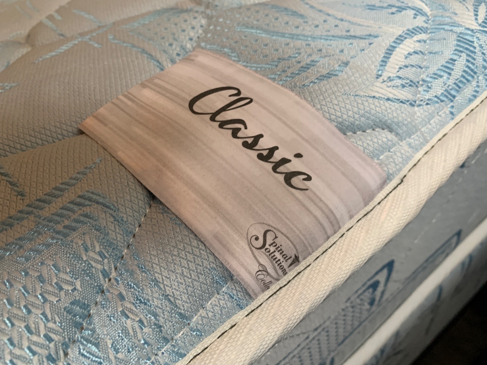 Chiro Premier gentle firm orthopedic twin bed mattress and box spring/frame