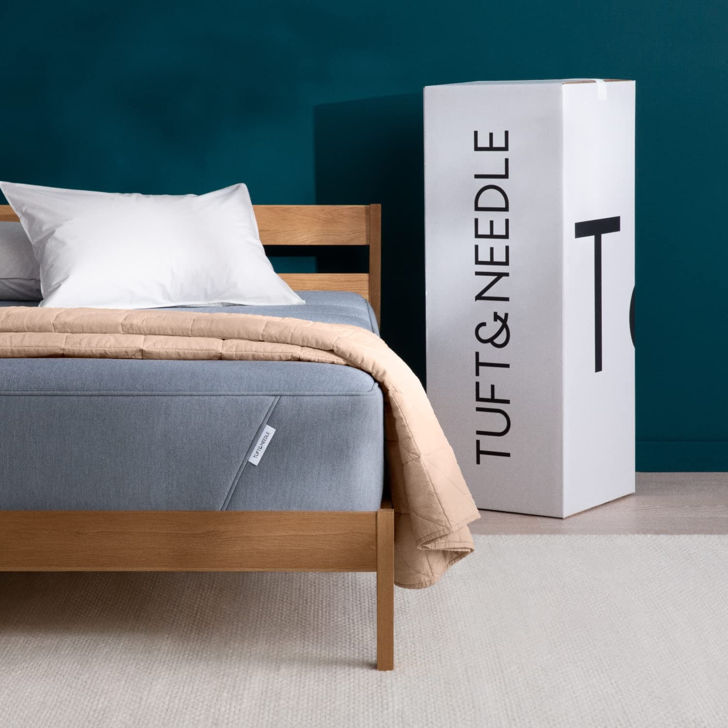 Tuft & Needle – Hybrid Full Mattress with Adaptive Foam, Plush Pillow Top,