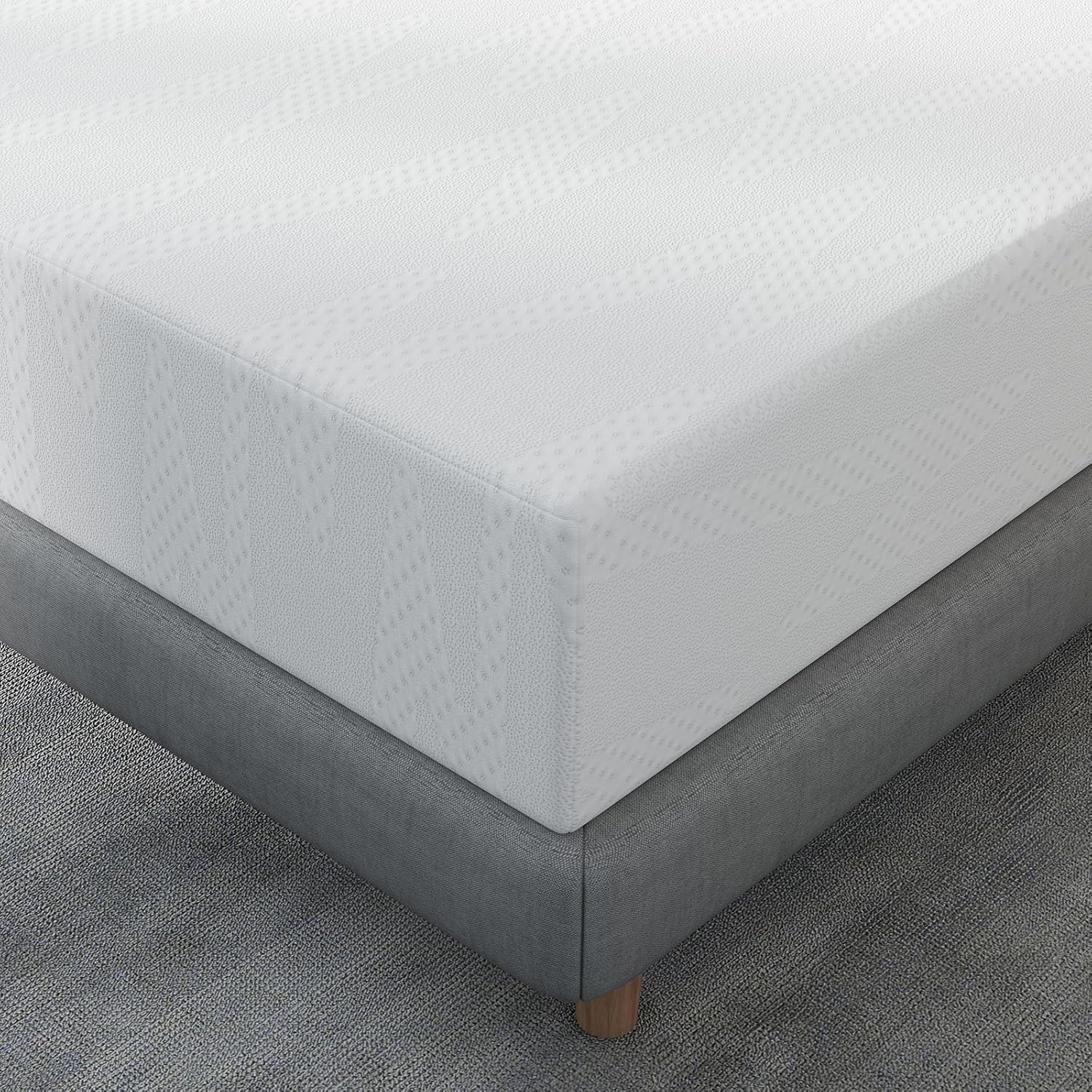 14″ King Size Gel Memory Foam Mattress for Cool Sleep & Pressure Relief