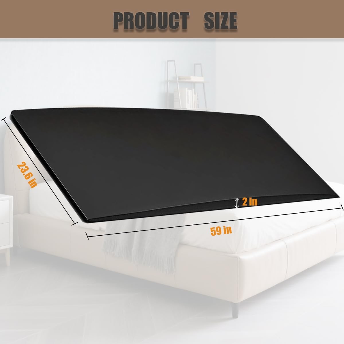 45D High-Density Foam Sagging Mattress Support 59”x 24” x 2”– Firm Support Pa…