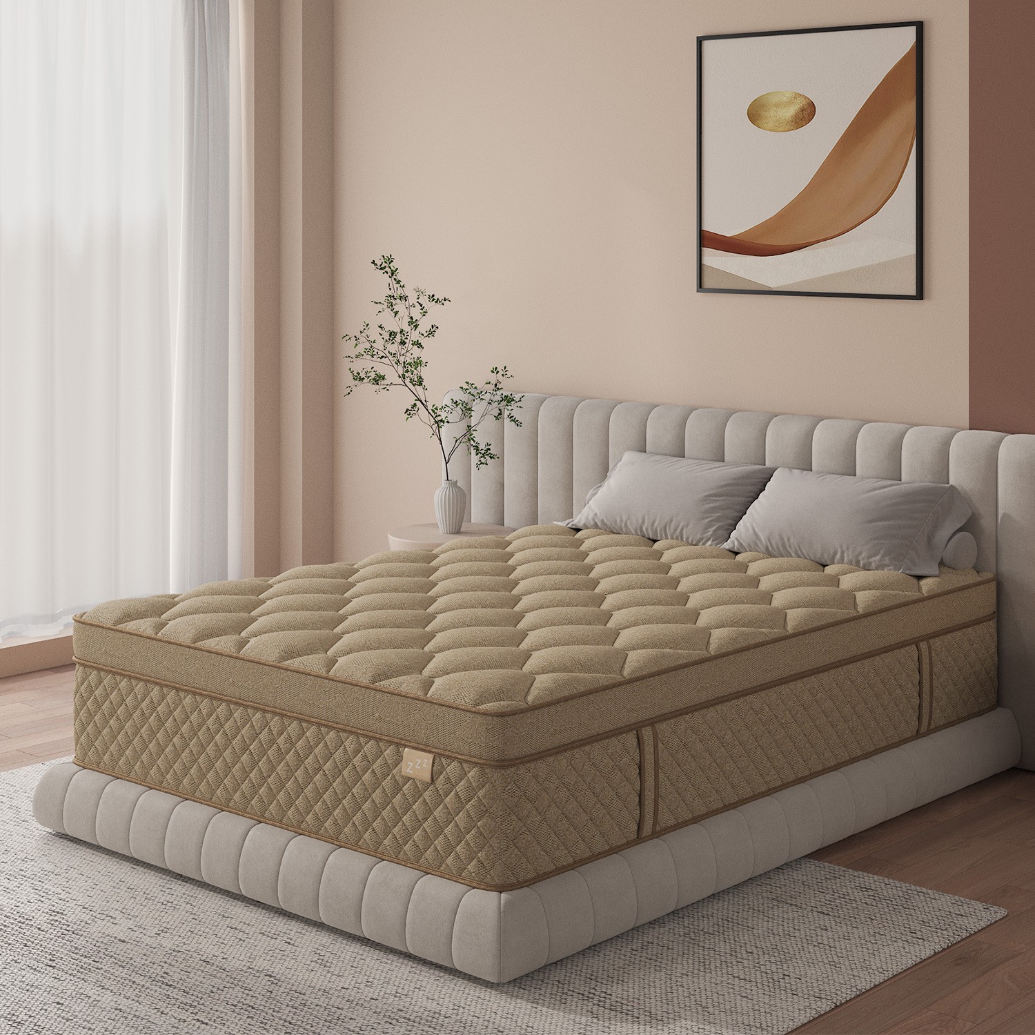 12″ 14″Twin Full Queen King Size Gel Memory Foam Spring Mattress In A Box