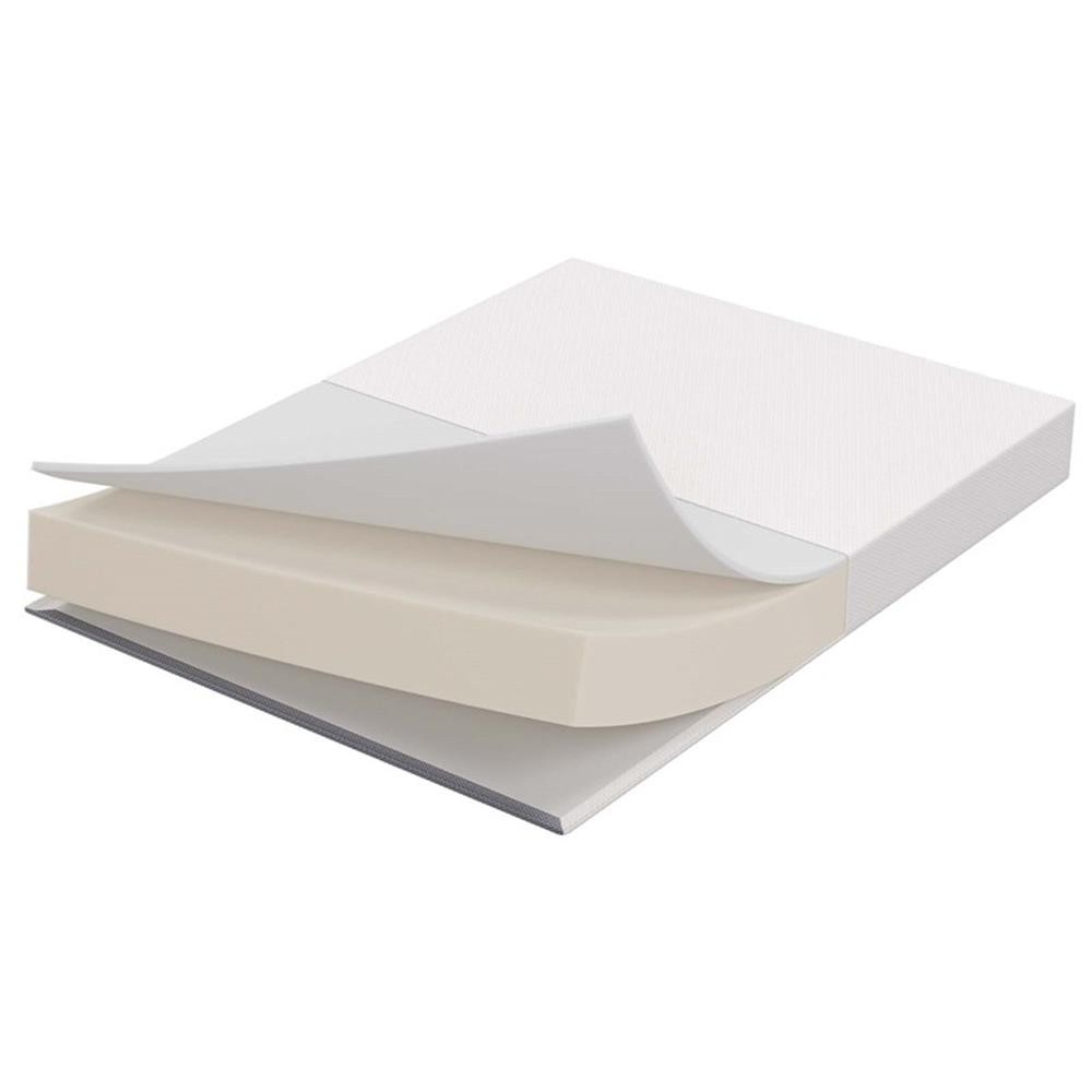 Modway Mila 8″ Twin Modern Style Memory Foam Mattress in Gray