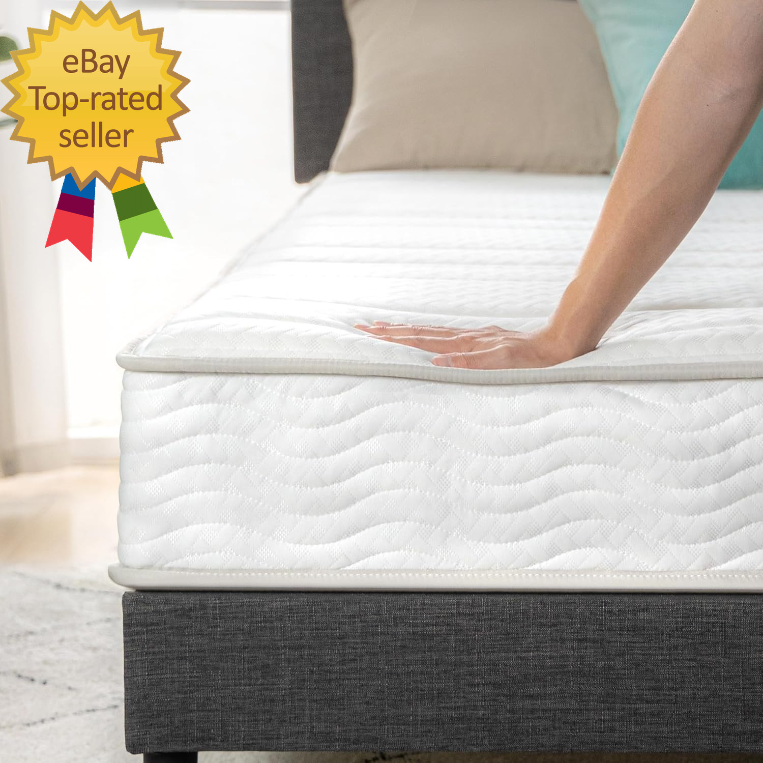 8 Inch Foam and Spring RV Mattress New Version Short Queen for Rvs in unique