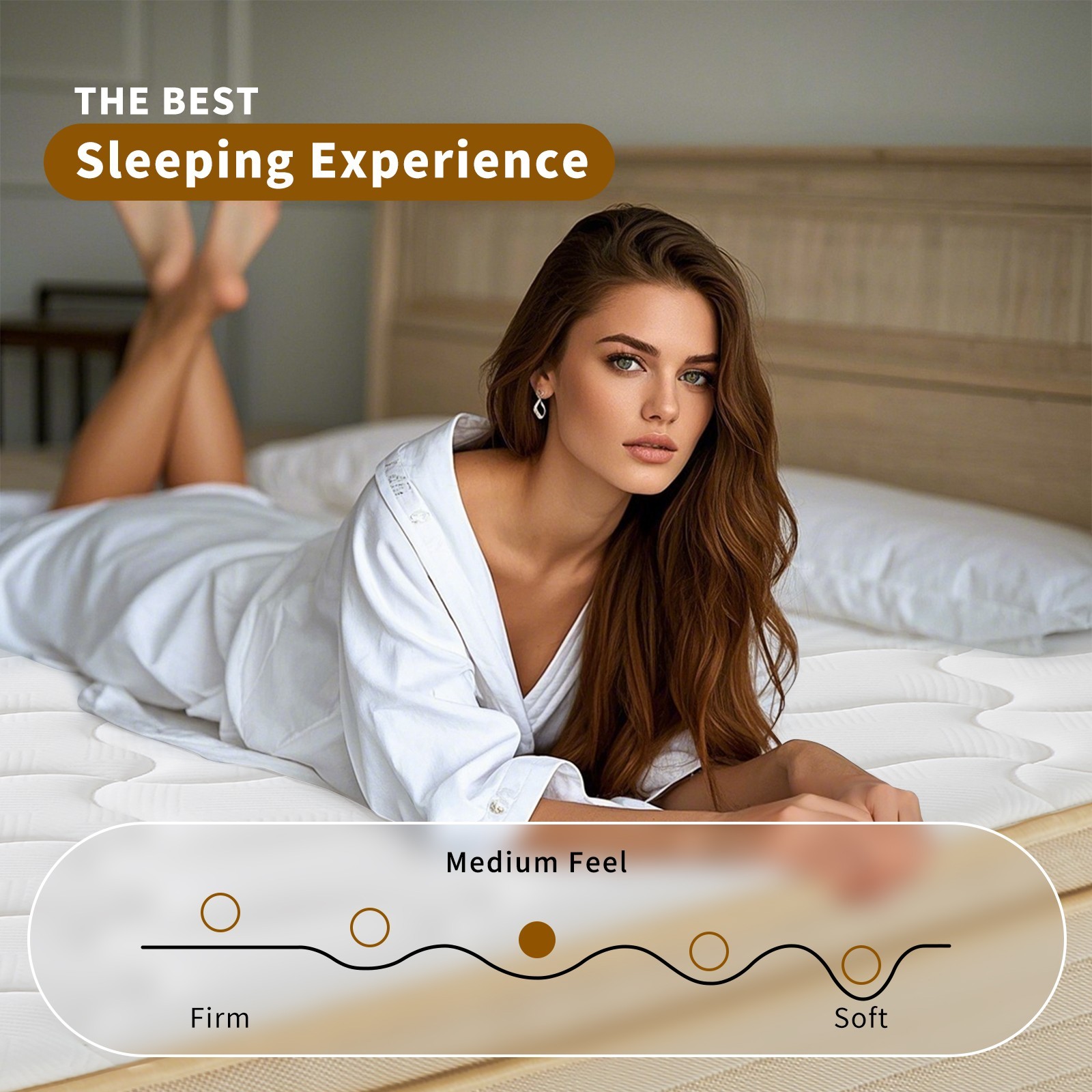 12 Inch Hybrid Queen Size Mattress in a Box Gel Memory Foam & Pocket Springs