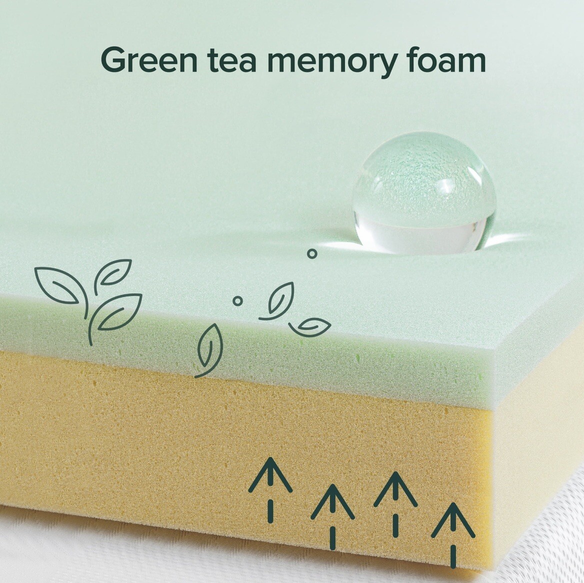 Luxury Serenity Zinus 8″ Memory Foam Mattress, Full Size By Spa Sensations