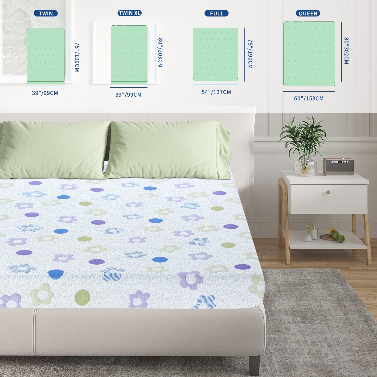 5-Inch Gel Memory Foam Mattress in a Box for Cool Night Sleep & Pressure Relief