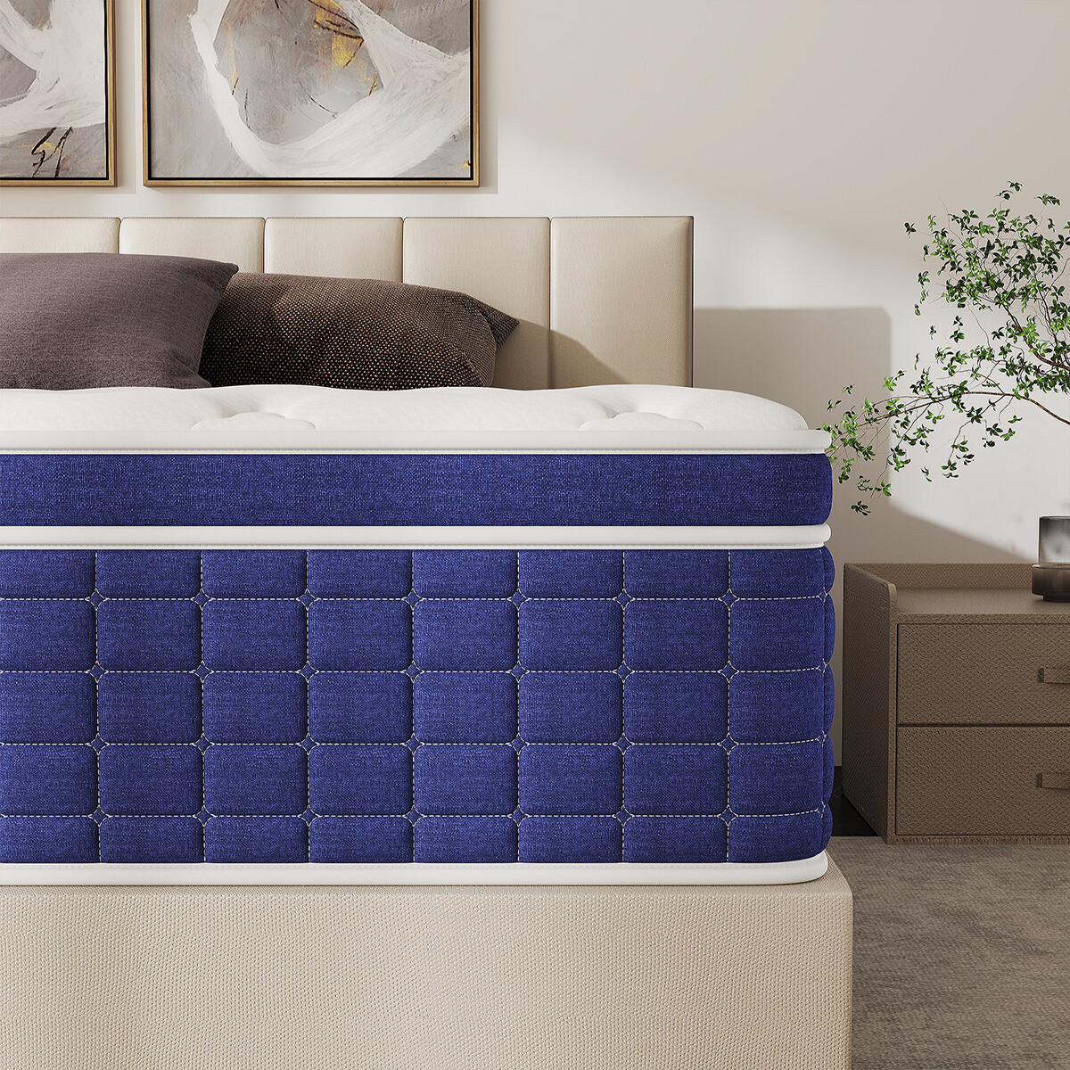 12/14 Inch Twin Full Queen King Mattress Gel Memory Foam Hybrid Bed In a Box