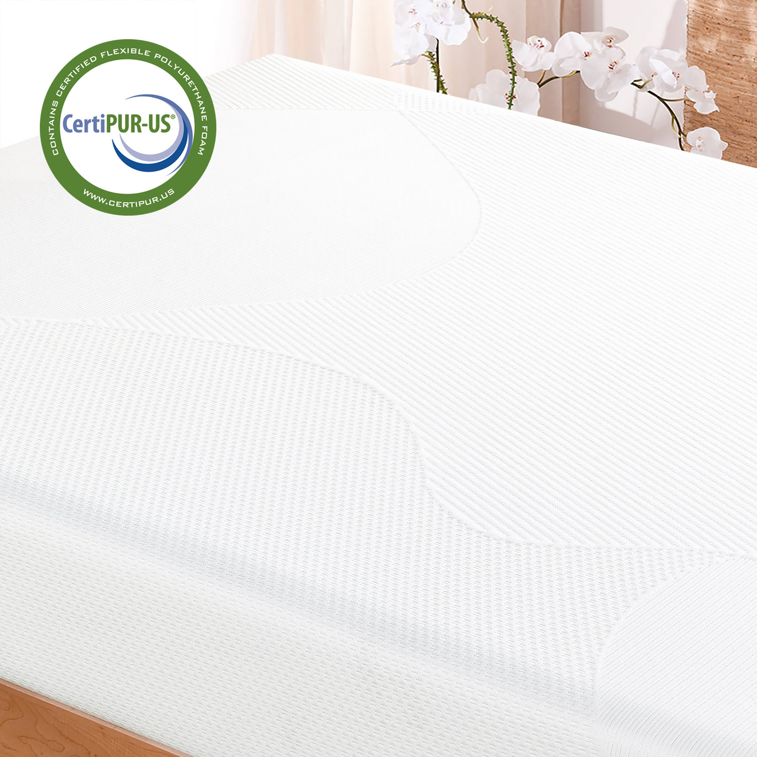 Spa Sensations by Zinus Serenity 6″ Memory Foam Mattress, Twin