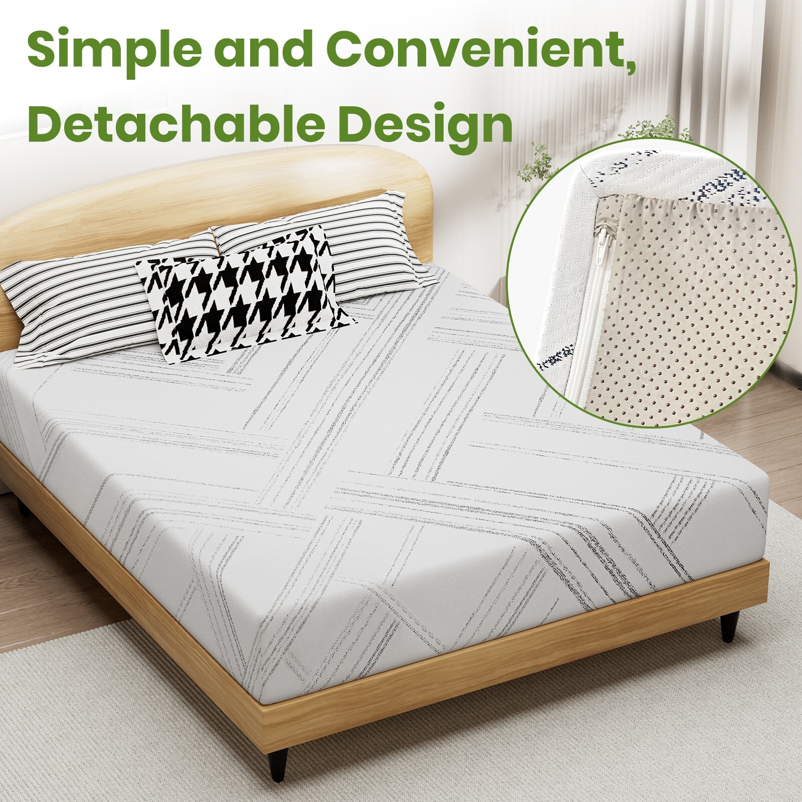 6″ 8″ 10″ 12″ 14″ Cooling Memory Foam Full Queen King Mattress,Mattress in a Box