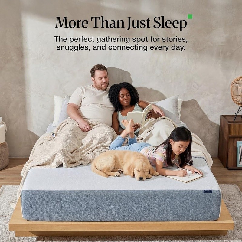Memory Foam Mattress Medium Firm Support Plush Top Breathable Motion Absorbing