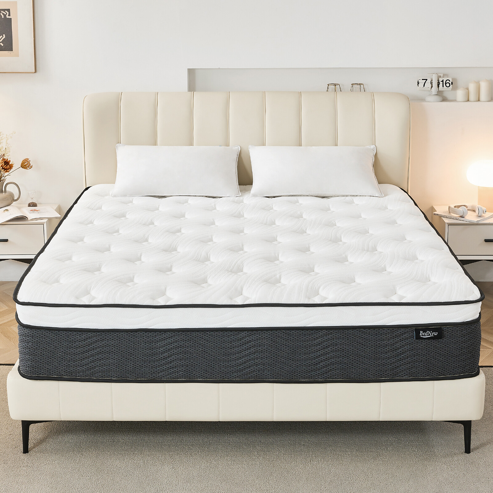 14 inch Memory Foam Mattress Queen Size Twin Full King Pocket Springs Mattress