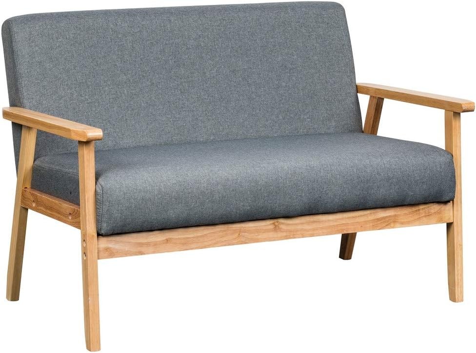 45″ Loveseat Sofa, Mid Modern Decor Love Seat Couches for Living