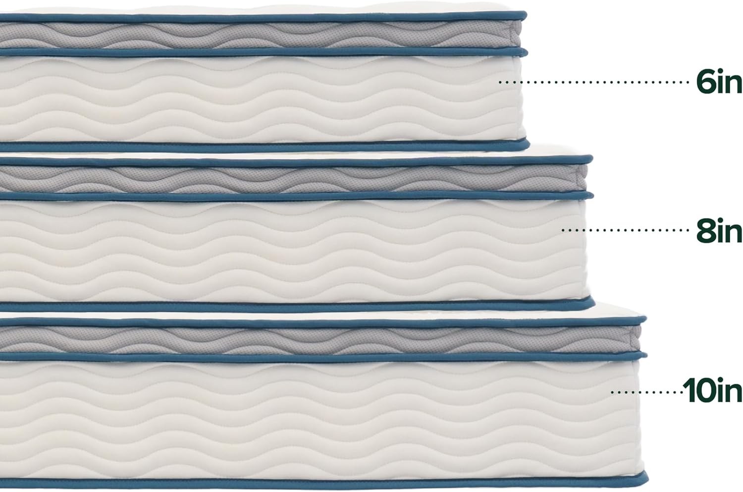 8 Inch Spring Sensation Hybrid Mattress [New Version] Medium Firm Feel