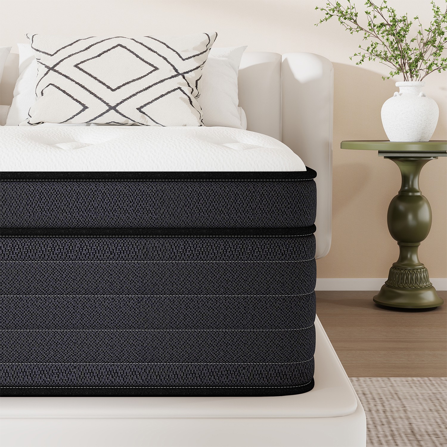 8″10″12″14″ Twin Full Queen King Mattress in a Box Hybrid Spring Gel Memory Foam