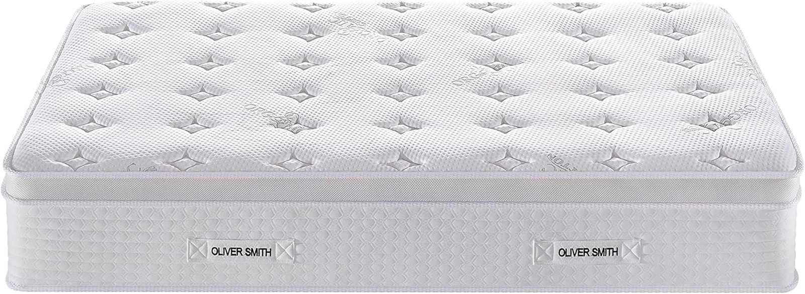 Full Size Mattress – 12 Inch Cool Memory Foam & Spring Hybrid Mattress with Brea