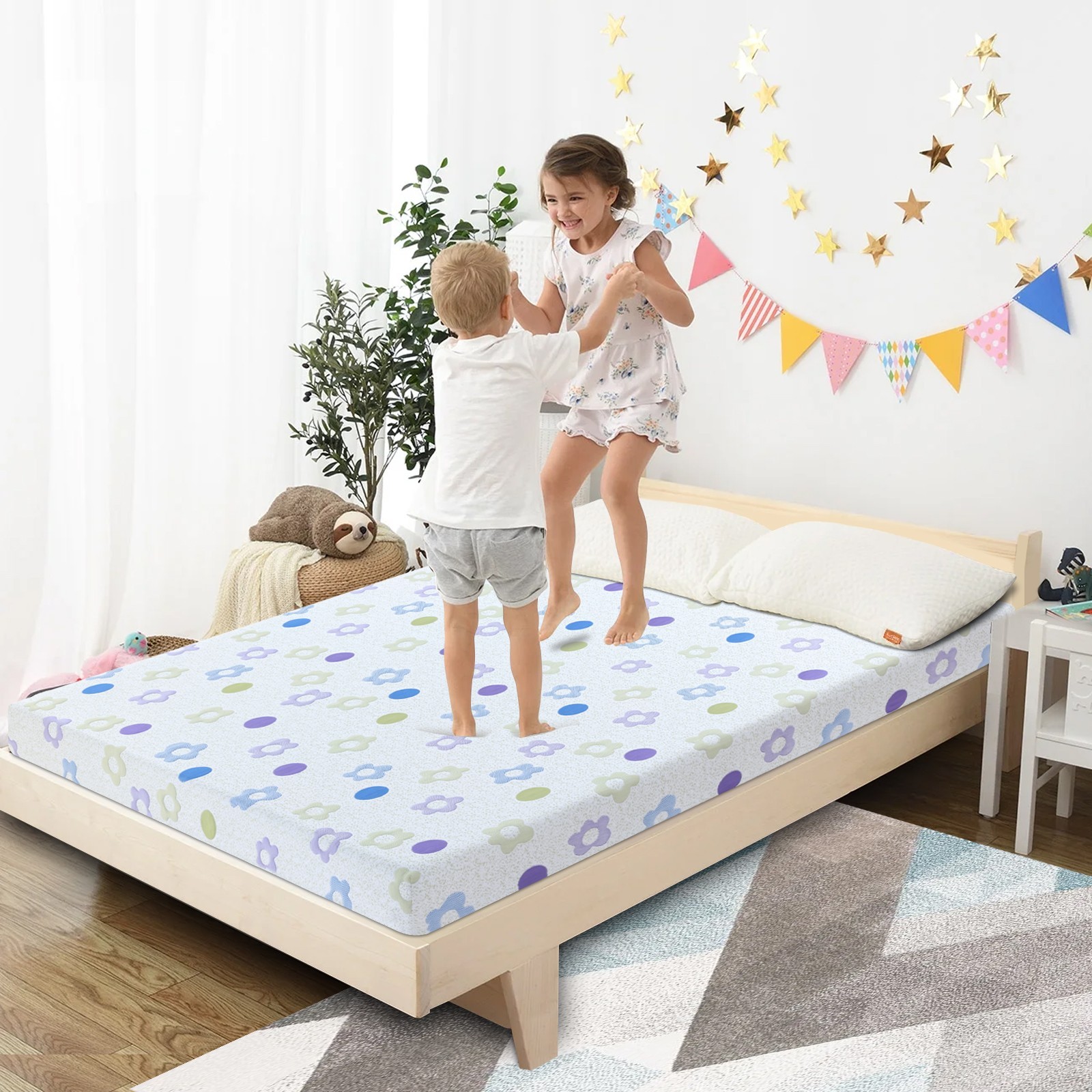 5-Inch Gel Memory Foam Mattress in a Box for Cool Night Sleep & Pressure Relief
