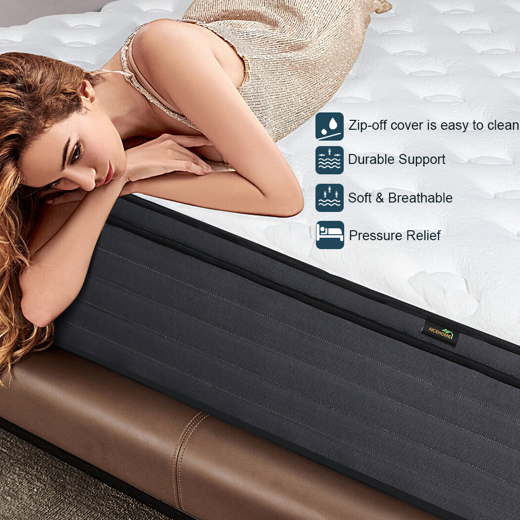 14 Inch Hybrid Mattress Twin Full Queen King Size Gel Memory Foam Bed in a Box