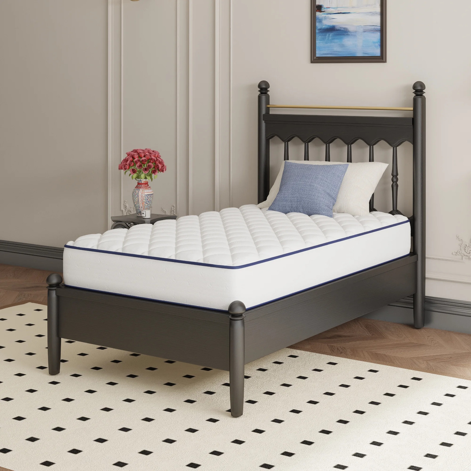 Colchón De Muelles Twin Size 6 Pulgadas Para Cama Colchones En Oferta Baratos US