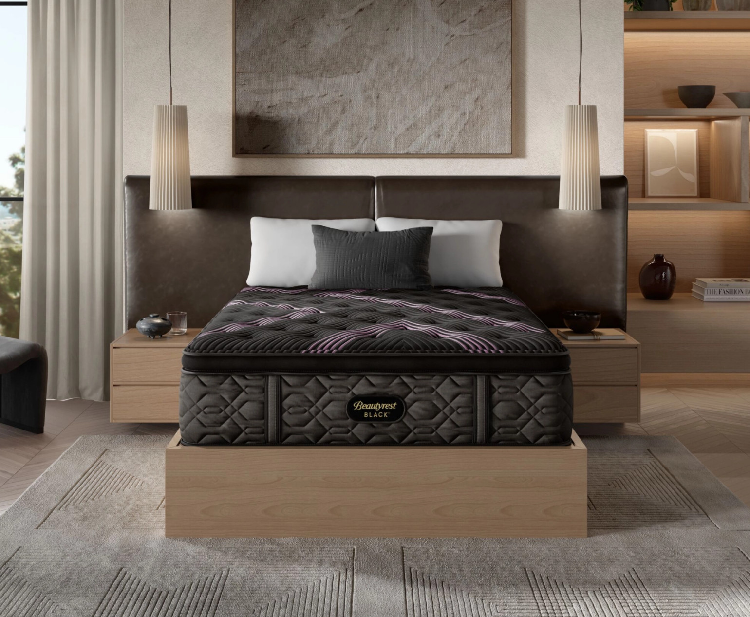Beautyrest Black® Series Two Plush Pillow Top 16.25″ King Mattress MSRP $3,799