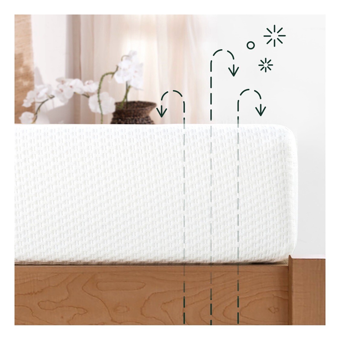 Spa sensations By Zinus Serenity 6” Memory Foam Mattress Twin