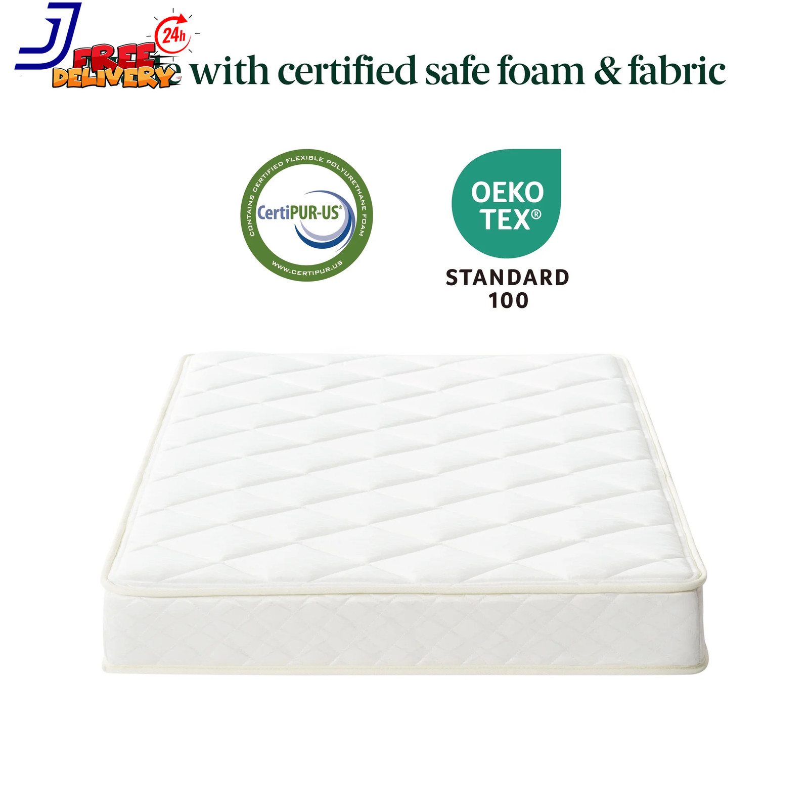 Twin Full 6″ Innerspring Comfort Bed Mattress for Bunk Beds Bedding