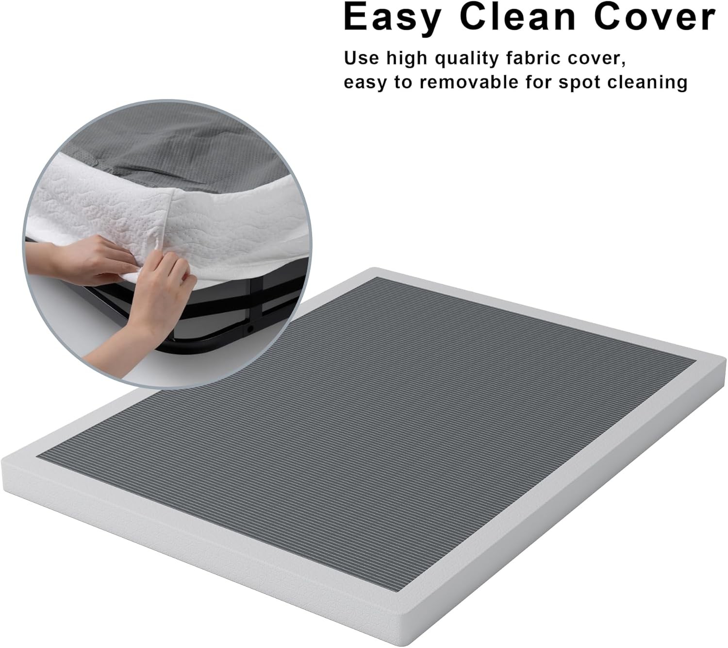 4 Inch Box Spring for Full Bed,Full Size Only,Heavy Duty
