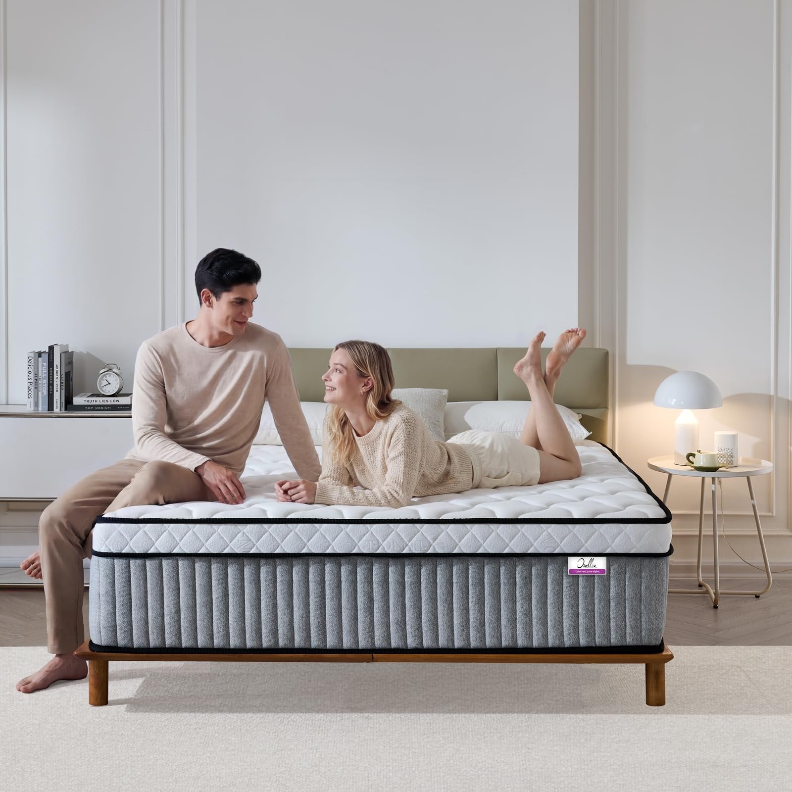 Twin Mattress, 10 Inch Twin Size Mattress,Hybrid Mattresses in a Box with Mem…