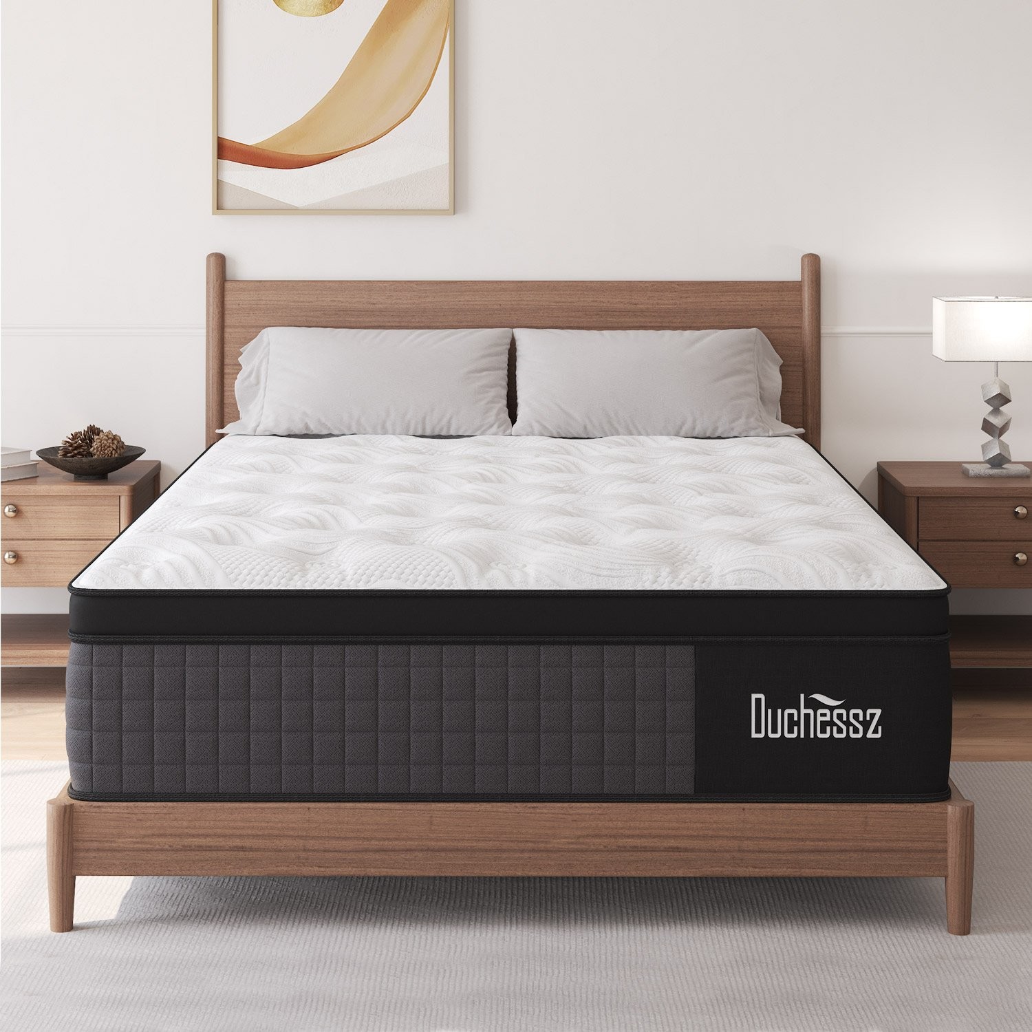 10″12″14″ Twin Full Queen King Size Mattress in a Box Hybrid Spring Memory Foam