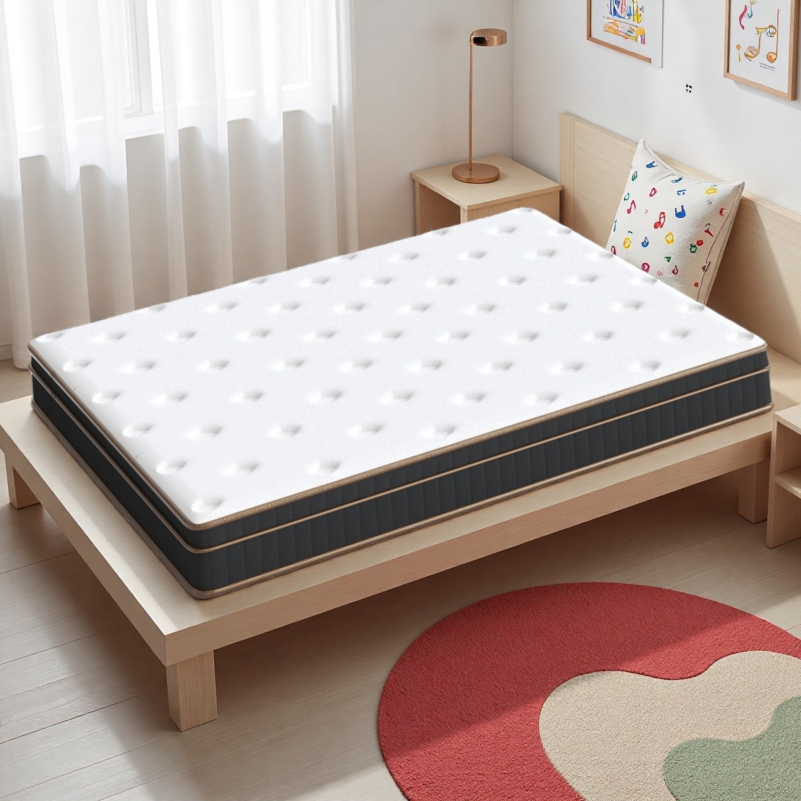 Full Innerspring Mattress 12-Inch – Breathable, Medium Firm For Dorms & Guests