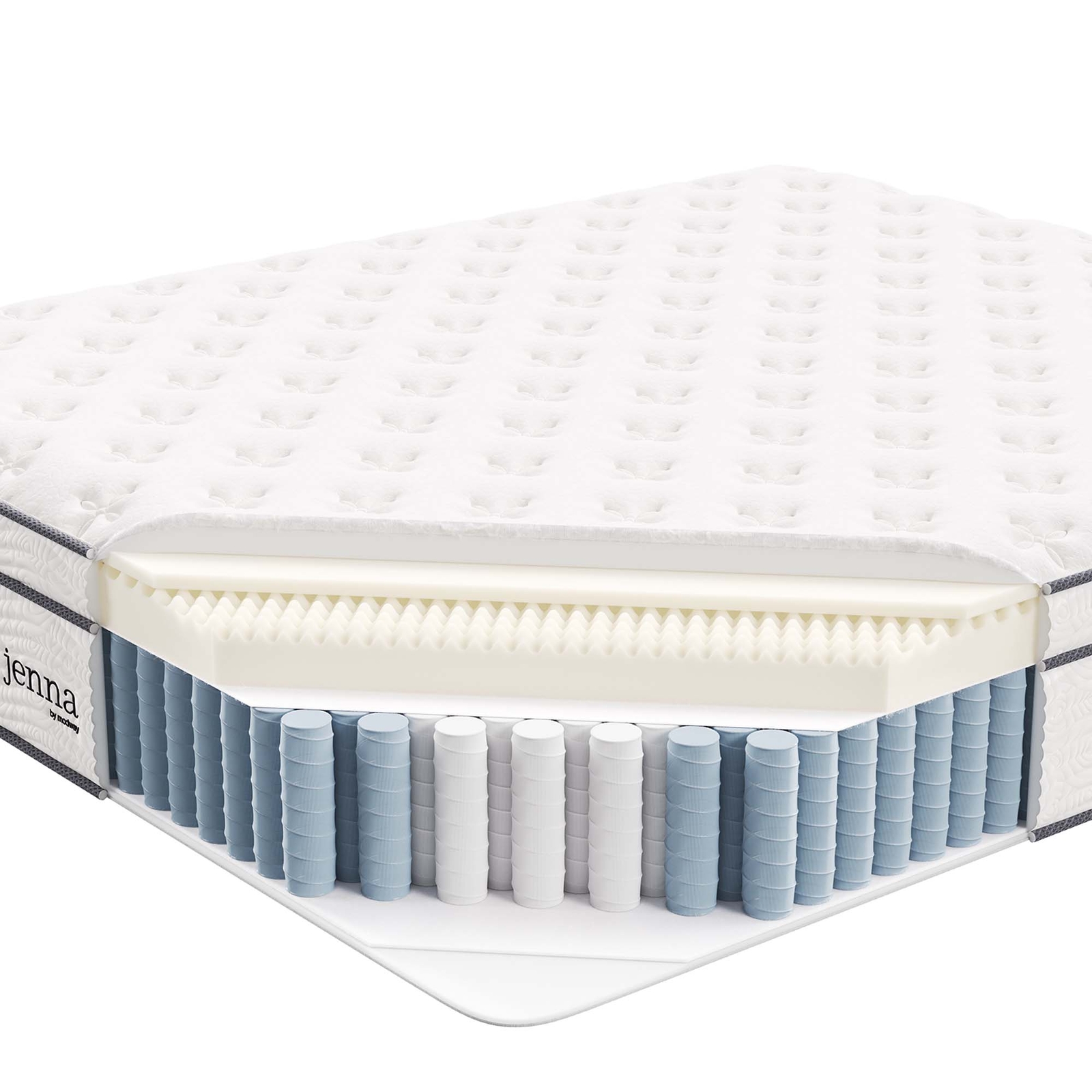 Jenna 14″ Innerspring and Foam California King Mattress