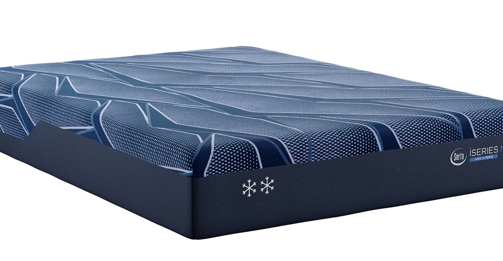 Queen Serta iSeries Hybrid 1000 Medium Mattress Cooling, FREE BOX SPRING