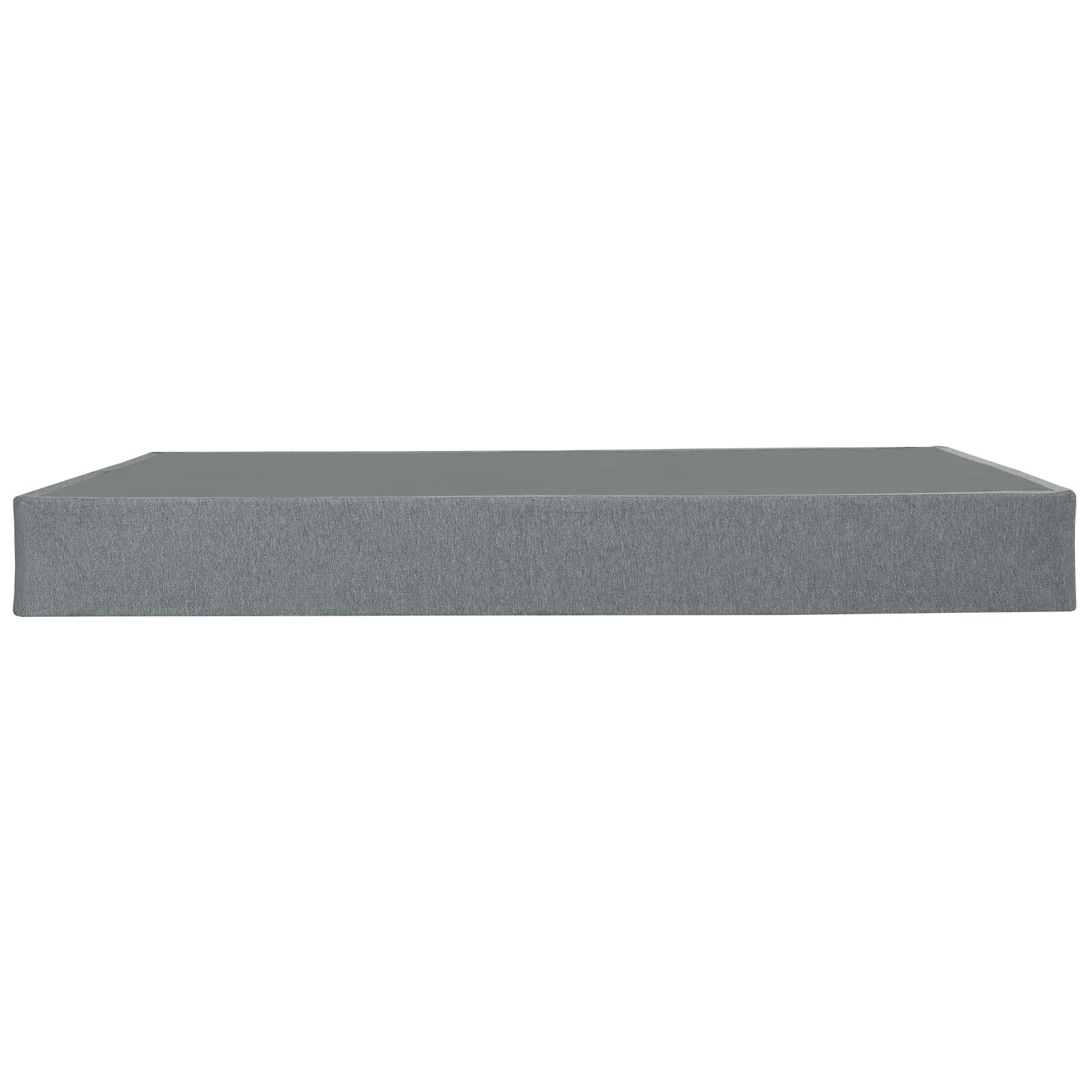 9 in. Foldable Mattress Foundation Box Spring, Queen Size Metal Bed Base, Gray