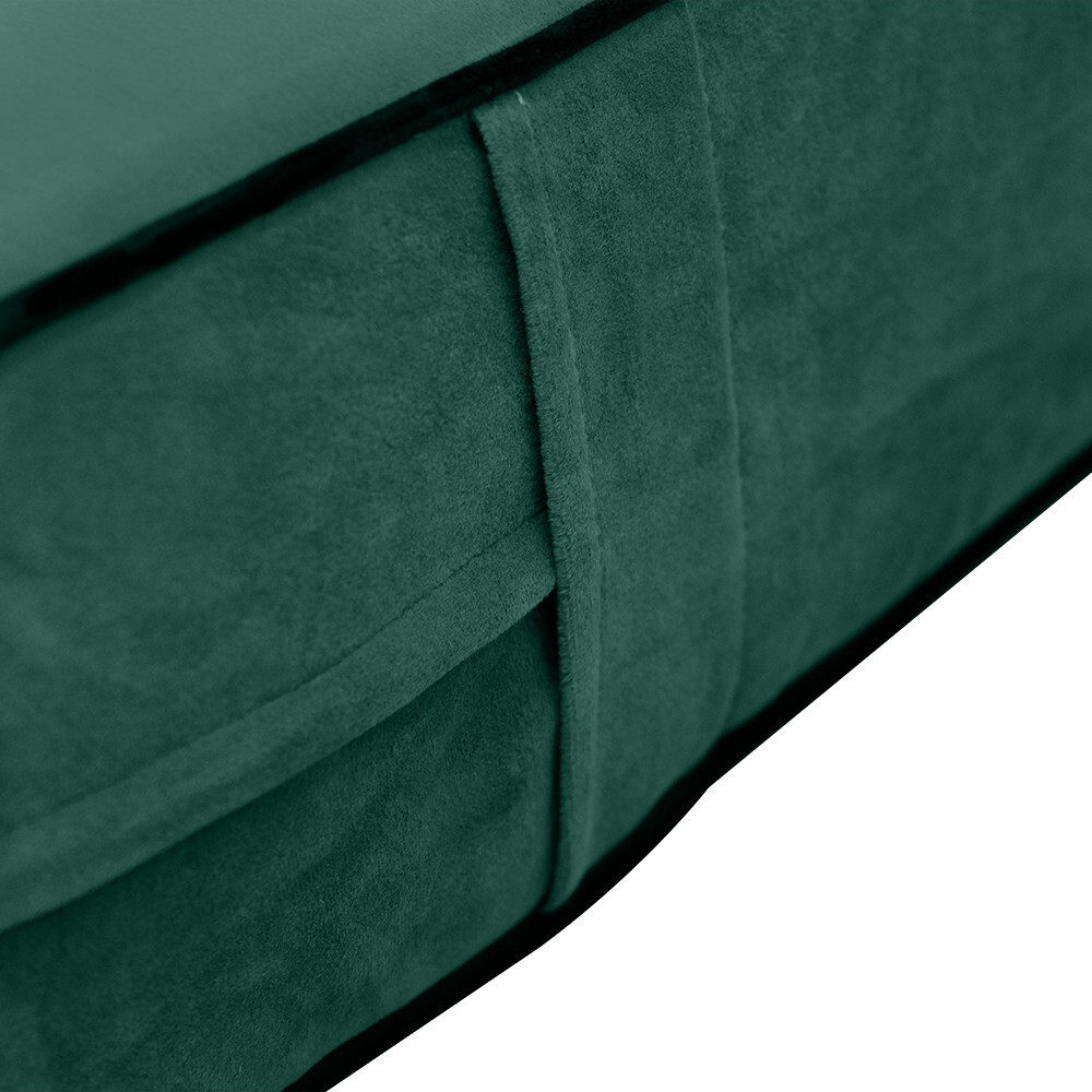 Contrast Pipe 6″ Twin 75x39x6 Velvet Indoor Daybed Mattress |COVER ONLY|-AD317