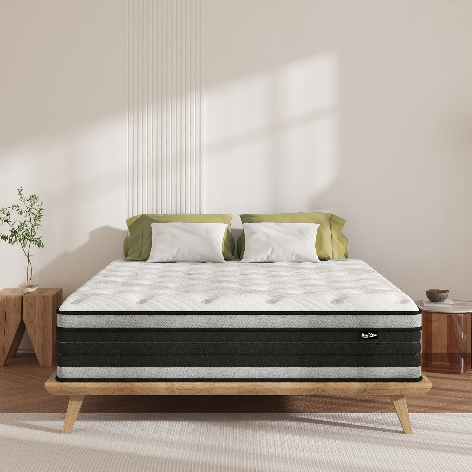 12″ 14 Inch Gel Memory Foam Hybrid Spring Full King Queen Mattress in a Box