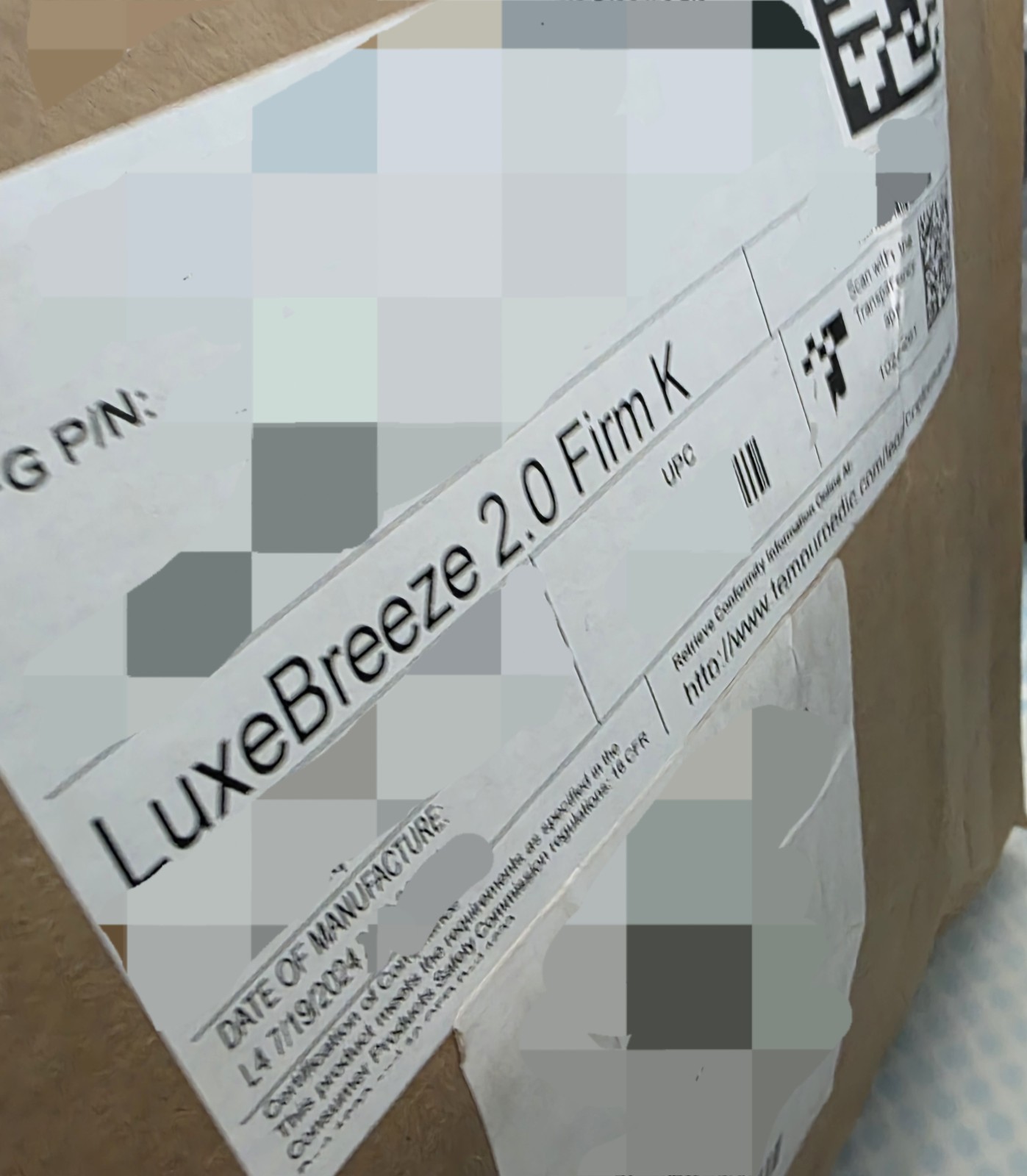 LuxeBreeze 2.0 Firm King Mattress – TEMPURPEDIC – UNOPENED BOX – MSRP $6,399
